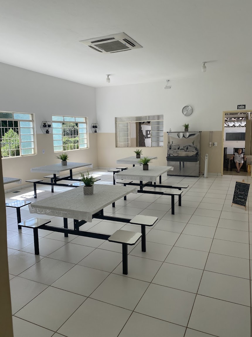 Refeitório do Viva Essência Saúde